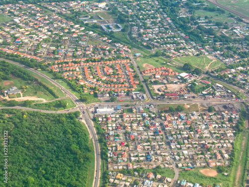 Ariel view of Portmore St. Catherine Jamaica