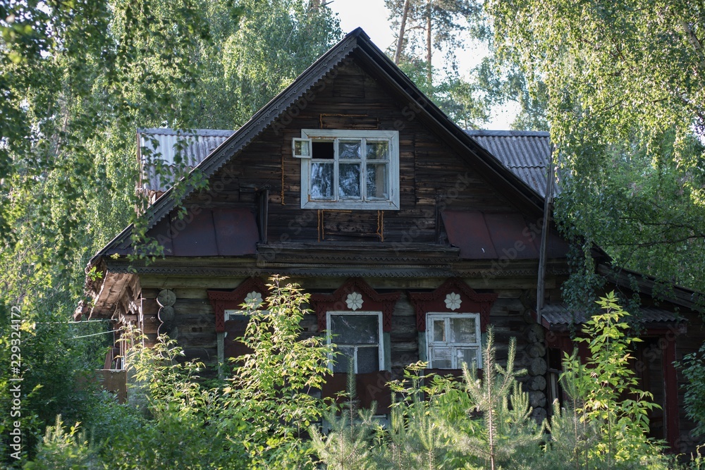 old wooden house