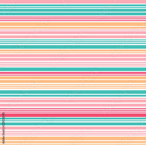 Striped seamless pattern. Colorful linear wallpaper, wrapping paper. Infinity abstract geometric background with lines. Vector illustration.