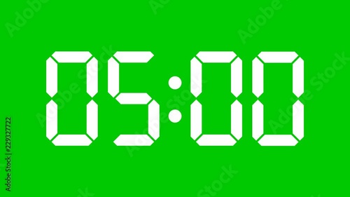 Digital clock of 60 seconds with regular hundredths, 4K UHD, optimized for 25 fps to avoid frame rate distortions and interpolation artifacts - Green screen and Alpha channel - arzawen.com/timer