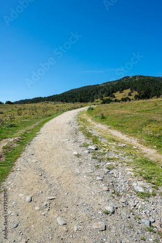 Road to Montgarri in the valley of Aran