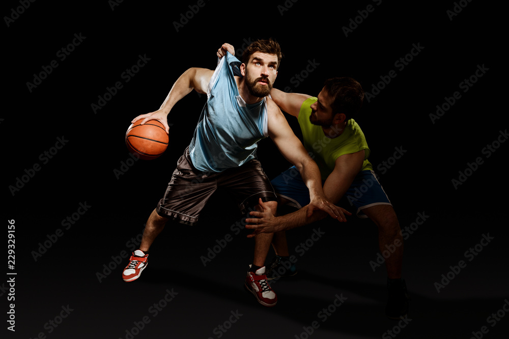 Game of two basketball players Game of two basketball players