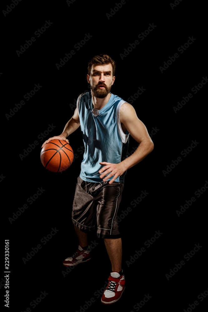 Basketball player in action