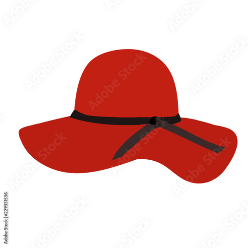 women's hat red