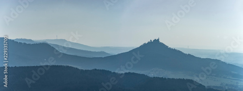 Blaues Panorama photo