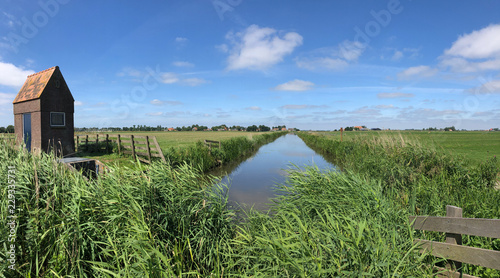 Small water pumping station photo