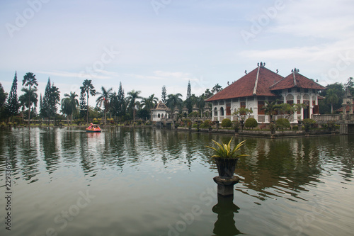 Taman Ujung is one of the famous water palaces in eastern Bali, the most touristic island of Indonesia 