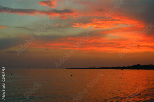 sunset over the sea © IrAndre