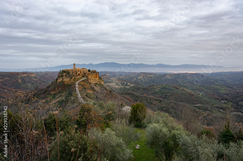 Veduta di Civita di Bagnoregio, la città che muore