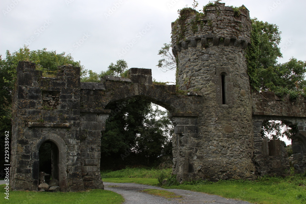 Irland Galway Tor Mauer Burg