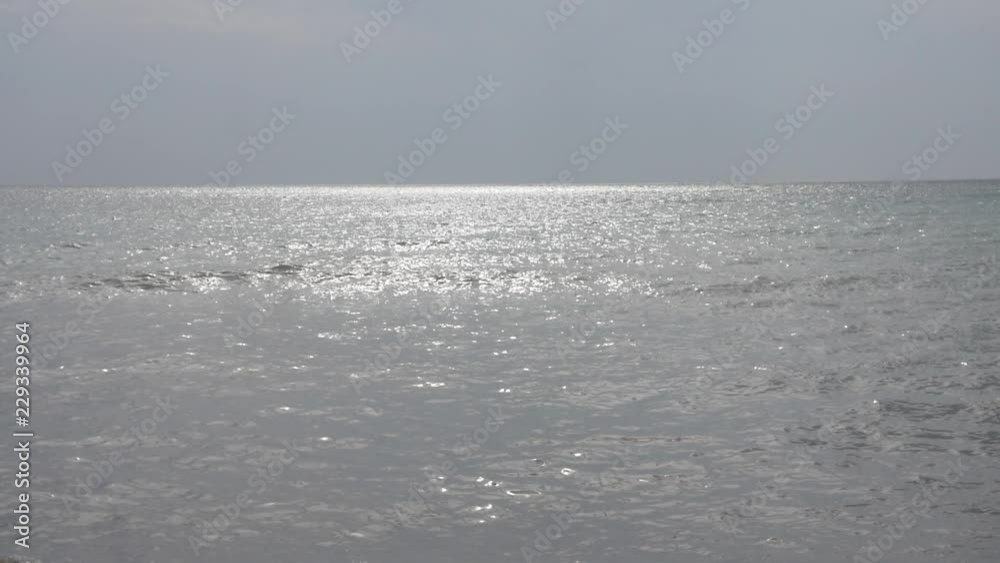 waves on the brilliant sea of the sun