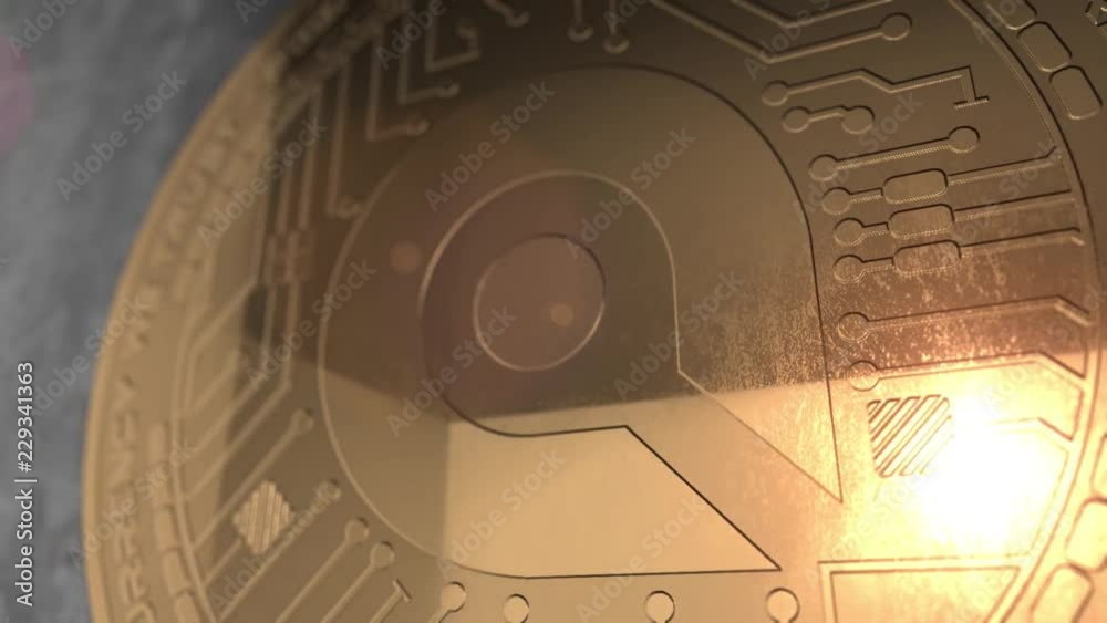 Crypto currency atb Coin 3d Rendering blockchain