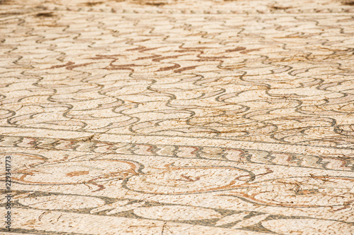 detail of floor in the ruins of Olympia