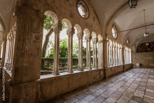 interior of an old church photo