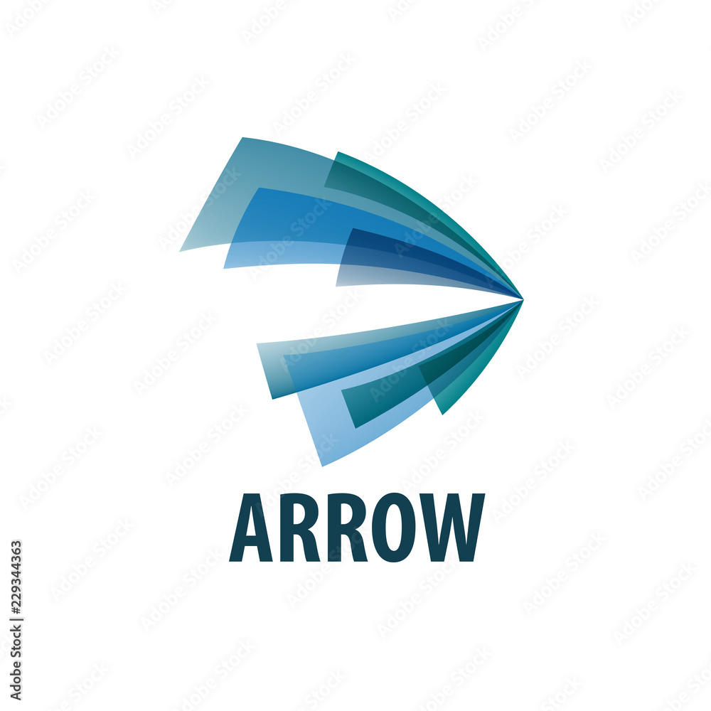 Abstract business logo icon design template with arrow Abstract business logo icon design template with arrow