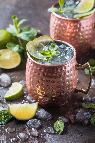 Moscow mule cocktail photo