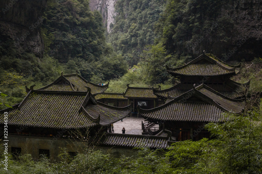 Wulong Monastery, Chongqing, CHINA