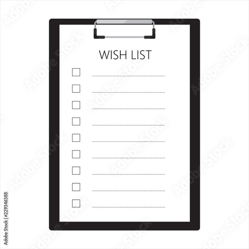 Wish list vector
