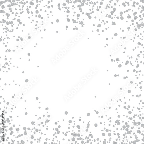 Background silver confetti