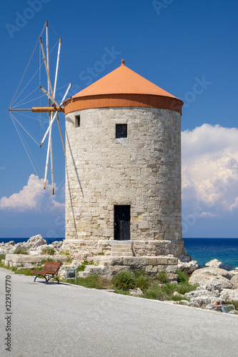 The Windmills of Mandraki, Rhodes Greece