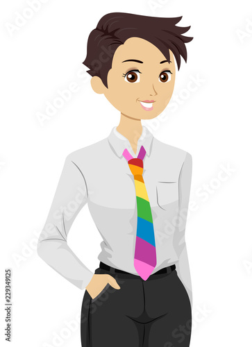 Girl Lesbian Illustration