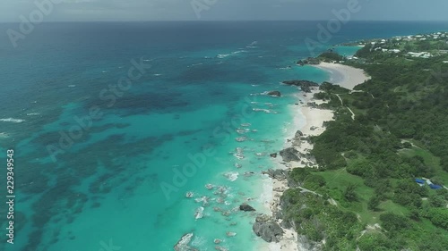 Aerial of Bermuda photo