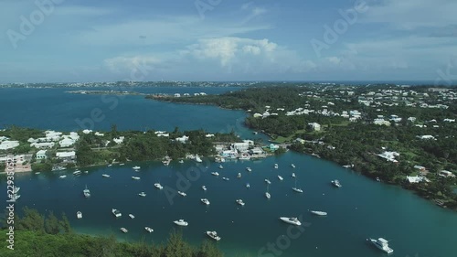 Aerial of Bermuda photo