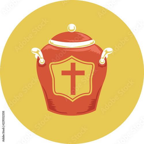 Funeral Urn Illustration