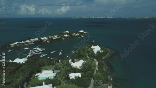 Aerial of Bermuda photo