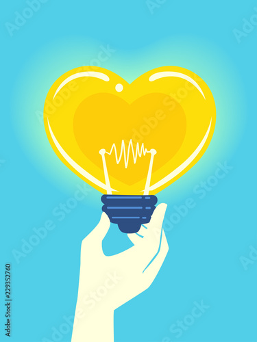 Hand Donation Idea Illustra...