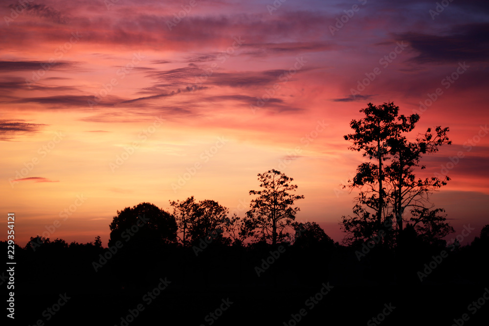 sunrise background color red sky 