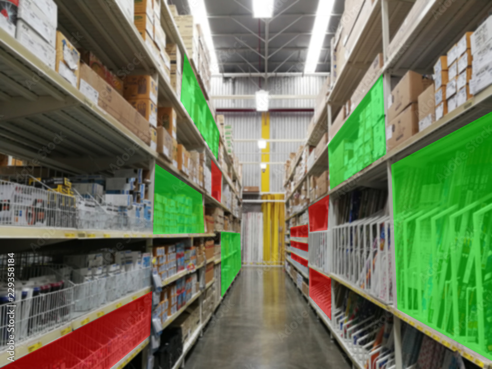 scan check products storage factory and warehouse