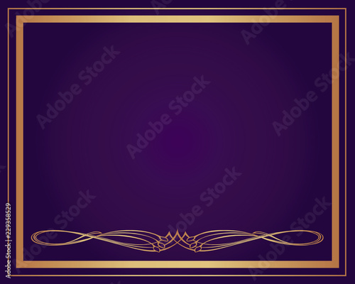 Background-Elegant Gold with Purple for Wedding or Corporate Stock Vector |  Adobe Stock