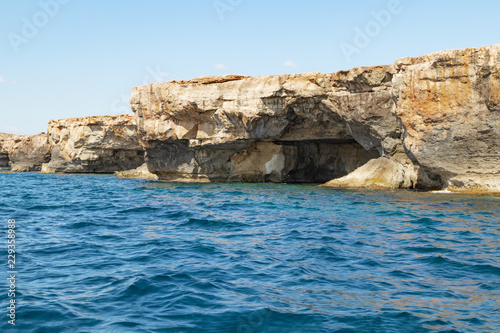 Rocks on the Mediterranean coast Mallorca