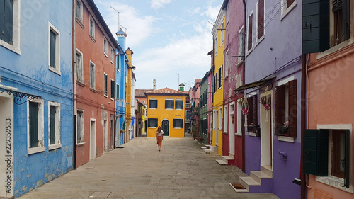 Colorful houses in Burano, Venice © PHOTOWORLD