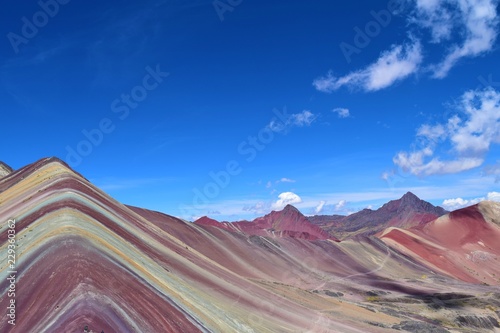 The colourful mountain range of Rainbow Mountain, Peru. © Rob Moly