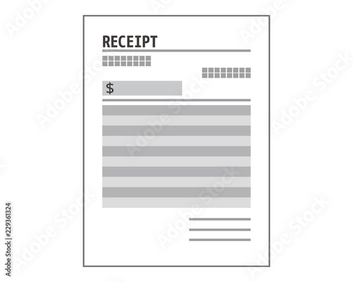 領収書　領収　レシート　receipt　レセプト　ドル