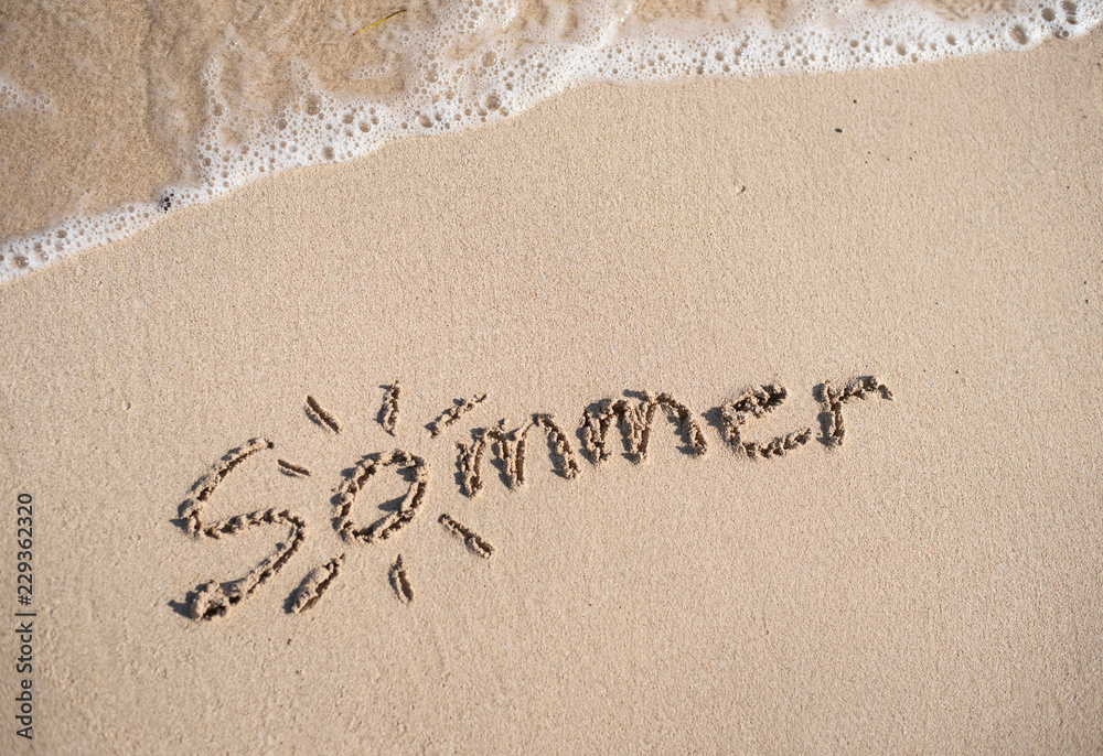 Fototapeta premium Sommer & Sandstrand