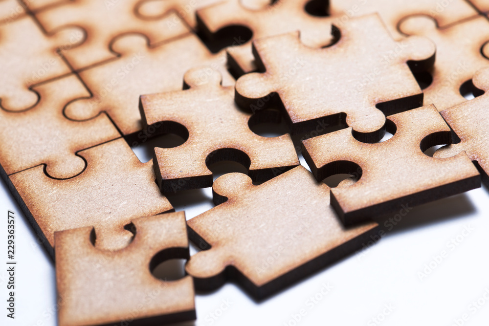 Puzzle close up Puzzle close up