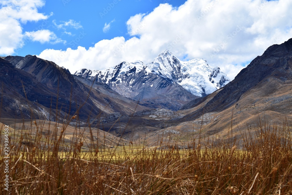 The staggering snow capped mountain or Northern Peru
