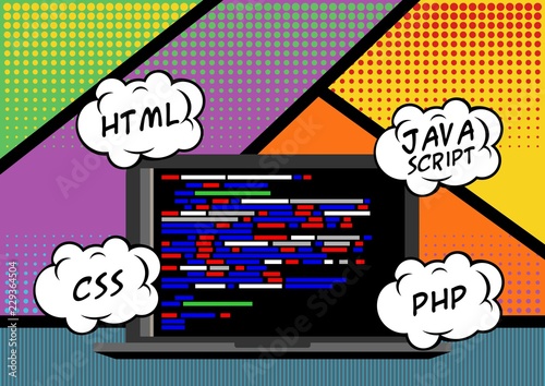 Web programming, comics style.