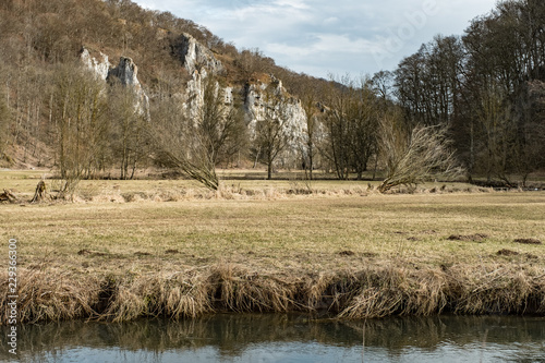 Bizarre Felslandschaft im Lautertal photo