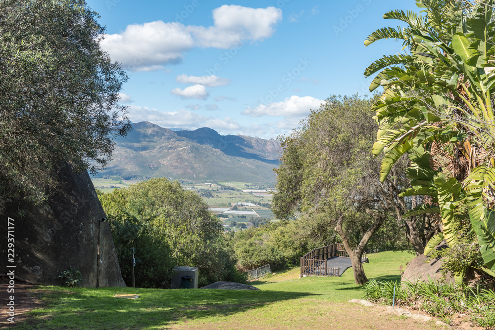 Indigenous garden at the Afrikaans Language Monument at Paarl
