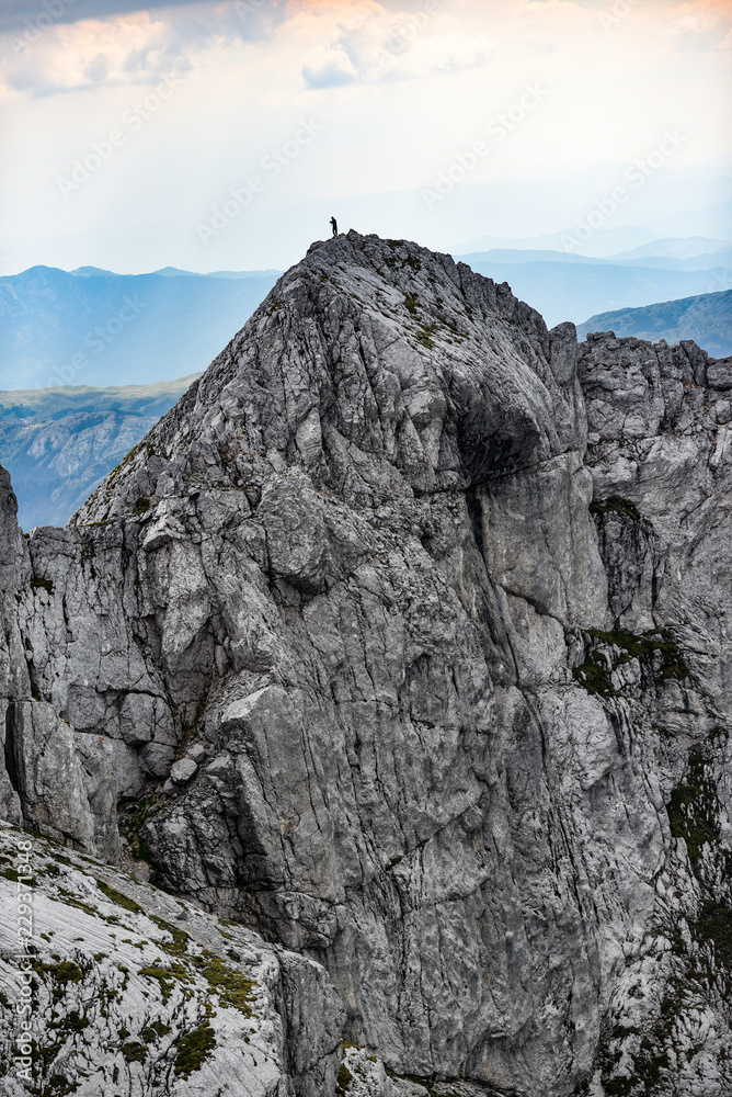 Obraz premium Landscape of the Durmitor mountains in Montenegro, Europe. Mountain landscape.