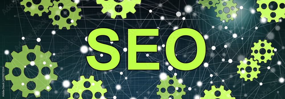 Fototapeta premium Concept of seo