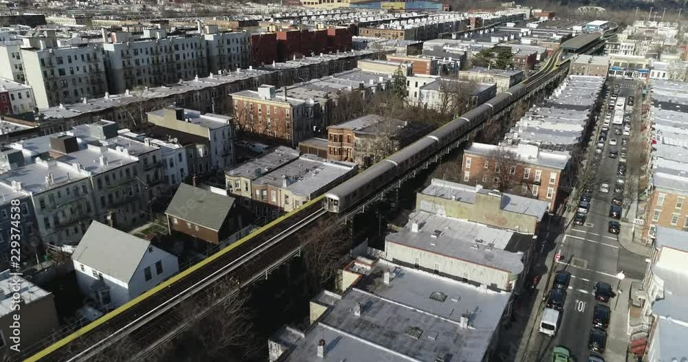 Aerial of Queens, New York Aerial of Queens, New York