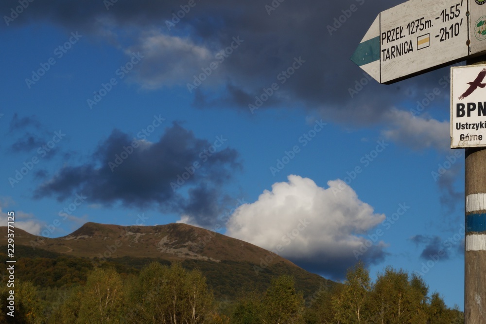 Obraz premium Widok na Tarnicę