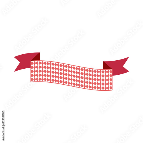 Oktoberfest simple ribbon for banner and headline