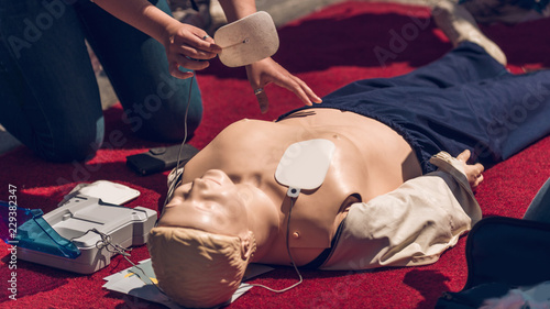 Defibrillator CPR Practice