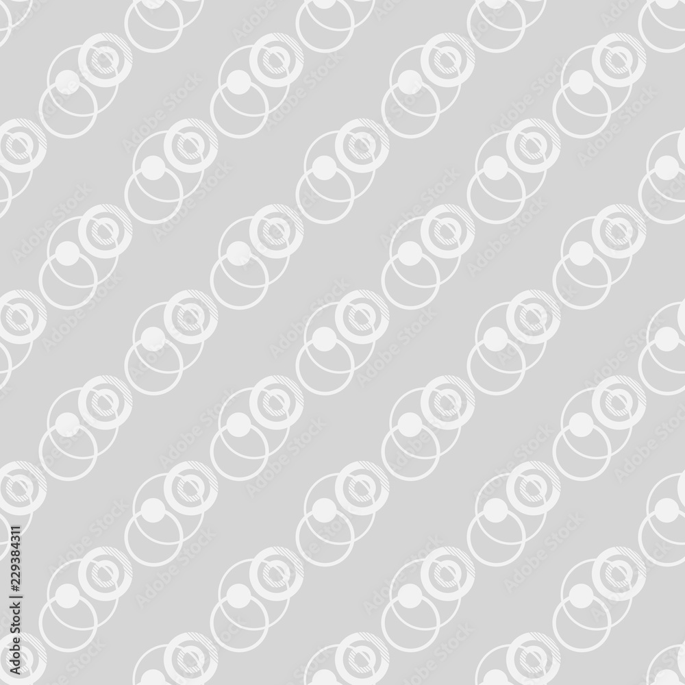 Fototapeta premium Geometric seamless pattern. Circles